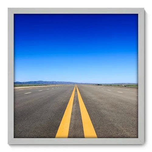 Quadro Decorativo - Rodovia - 50cm x 50cm - 118qnpcb - 1