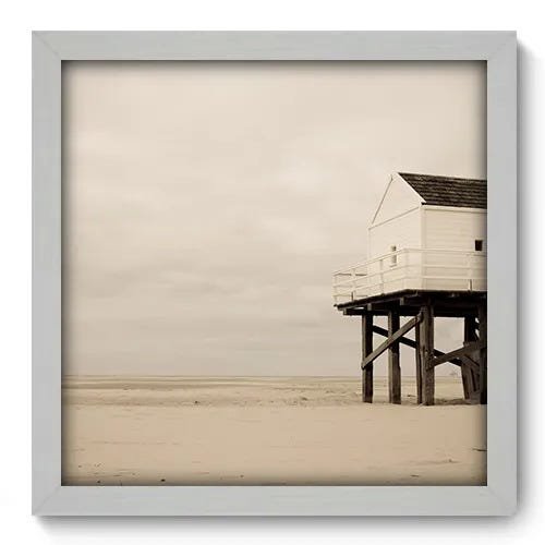 Quadro Decorativo - Litoral - 33cm x 33cm - 120qnpbb - 1