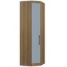 Guarda Roupa de Canto Diagonal Modulado 70cm 1 Porta Paris Luciane Móveis - 1