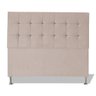 Cabeceira de Cama Box Cristal Queen 160 Cm Botão Strass Suede Porcelana Eli Móveis - 1