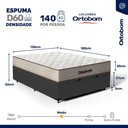 Ver mais imagens de Cama Box Baú com Colchão de Espuma D60 Ortobom Double Face Force Dream Casal 138 Cm