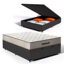 Ver imagem 1 de Cama Box Baú com Colchão de Espuma D60 Ortobom Double Face Force Dream Casal 138 Cm