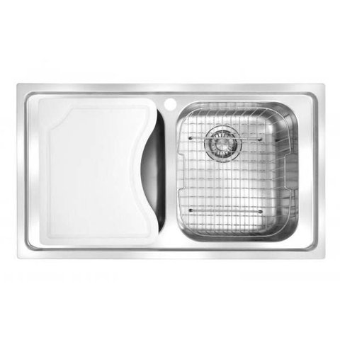 Cuba Franke Smart Dupla de Sobrepor Srx 620 em Aço Inox 86x50 c/Acessórios 14868