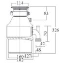 Ver imagem 3 de Triturador Franke 1/2 Hp 220v 13884 Mod 55