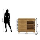 Ver imagem 6 de Cômoda Sapateira Sirius Nature Vila Rica