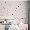 Ver imagem 1 de Papel de Parede Adesivo Granilite Rosa Claro - 2,5m