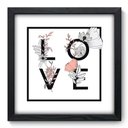 Ver imagem 1 de Quadro Decorativo - Love - 33cm x 33cm - 007qnrbp