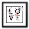 Quadro Decorativo - Love - 33cm x 33cm - 007qnrbp - 1
