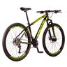 Bicicleta Aro 29 Spaceline Vega 27v Câmbios Importados Freio Hidráulico Preto e Amarelo Tam: 17 - 3