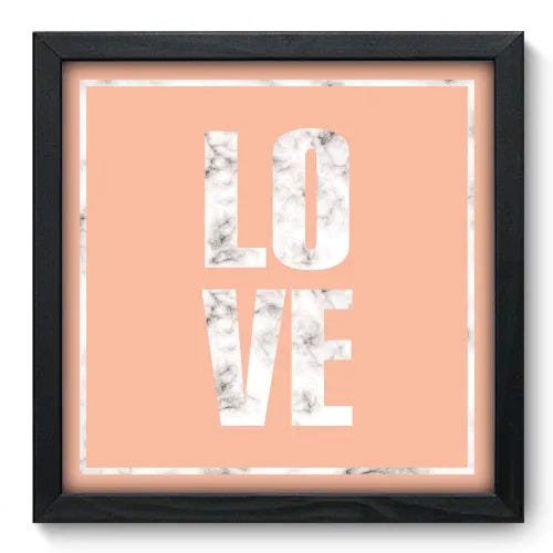 Quadro Decorativo - Love - 33cm x 33cm - 006qnrbp - 1