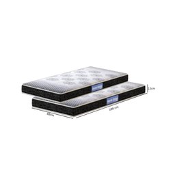 Bicama Bibox Elis c/ Auxiliar + 2 Colchões Probel D20 Cor: Amendoa - 6