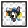 Quadro Decorativo - Cachorro - 70cm x 70cm - 014qnsdp - 1