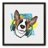 Quadro Decorativo - Cachorro - 70cm x 70cm - 017qnsdp - 1