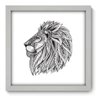 Quadro Decorativo - Lobo - 33cm x 33cm - 023qnsbb - 1