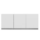 Ver imagem 3 de Armário Aéreo de Cozinha 3 Portas 120cm Andréia Branco - Ajl Móveis