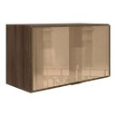 Ver imagem 1 de Armario Aereo Basculante Vidro MDF 80 cm Kali 1668061 Carvalho Toq Nicioli
