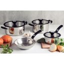 Ver imagem 5 de Jogo de Panelas Tramontina Solar Silicone em Aço Inox 4 Peças Tramontina