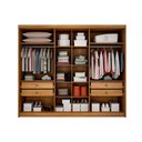 Ver imagem 2 de Guarda Roupa Casal 6 Portas e 4 Gavetas C/ Espelho Rizon/linea Cumaru - Novo Horizonte