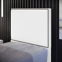 Ver imagem 3 de Cabeceira Box Solteiro Com Tachas 100 cm Vicenza L02 Facto Branco - Lyam Decor