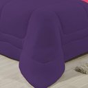 Ver imagem 4 de Edredom Dupla Face 100% Algodão Malha Queen Gran Moratta 01 Peça - Pink- Roxo