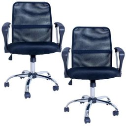 Kit 2 Cadeiras Giratórias para Escritório Premier Office - Lyam Decor - 1