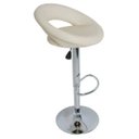 Ver imagem 3 de Kit 02 Banquetas Alta Estofada para Cozinha Lux Bege - Lyam Decor