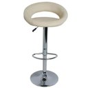 Ver imagem 2 de Kit 02 Banquetas Alta Estofada para Cozinha Lux Bege - Lyam Decor