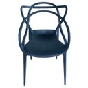 Ver imagem 2 de Cadeira Decorativa para Sala de Jantar Amsterdam Preto - Lyam Decor
