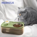 Ver imagem 5 de Bebedouro 2 em 1 para Gatos e Animais Estimação – com 3l, Comedouro e Dispensador de Água