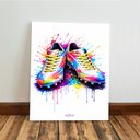 Ver imagem 4 de Kit 3 Quadro Decorativo Futebol Jogador Bola Colorido Quarto Qualidade Premium 40x28cm