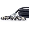 Multicabos com Conectores XLR 28 Vias - Santo Angelo 3 METROS - 3