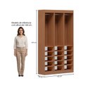 Ver imagem 3 de Guarda-Roupa 3 Módulos Roupeiro Closet Sapateira sem Porta Porta Versatille