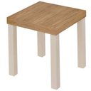 Ver imagem 4 de Mesa Quadrada de Apoio Lateral e de Cabeceira Up Carvalho | Off White