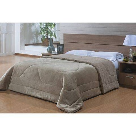 Edredom Solteiro King Kaki 1,80 X 2,20 Capetown Niazitex