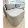 Sofá Living Bordas Suaves com Chaise Direita com 2,52 metros Espuma D33 Rondomóveis 900 - Linho Chen - 3