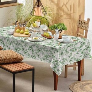 Toalha de Mesa Basic 140x210 Cm Teka Bambu