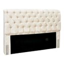 Ver imagem 2 de Cabeceira Paris Cama Box Solteiro 90 Cm Velvet Acetinado Off-white 2622 D'rossi