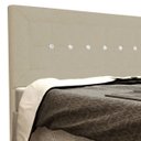 Ver imagem 3 de Cabeceira Vegas Cama Box Queen 160 Cm Suede Bege Amassado - Js Móveis