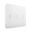 Ver imagem 1 de Guarda Roupa Casal Colibri 6 Portas Mdf Branco