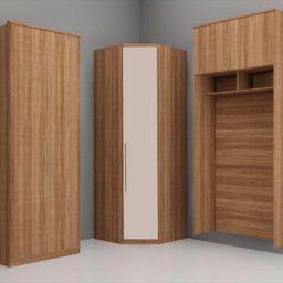 Modulo Canto Diagonal 1 Porta 245cm Setiba Rimo Freijo/off White - 3