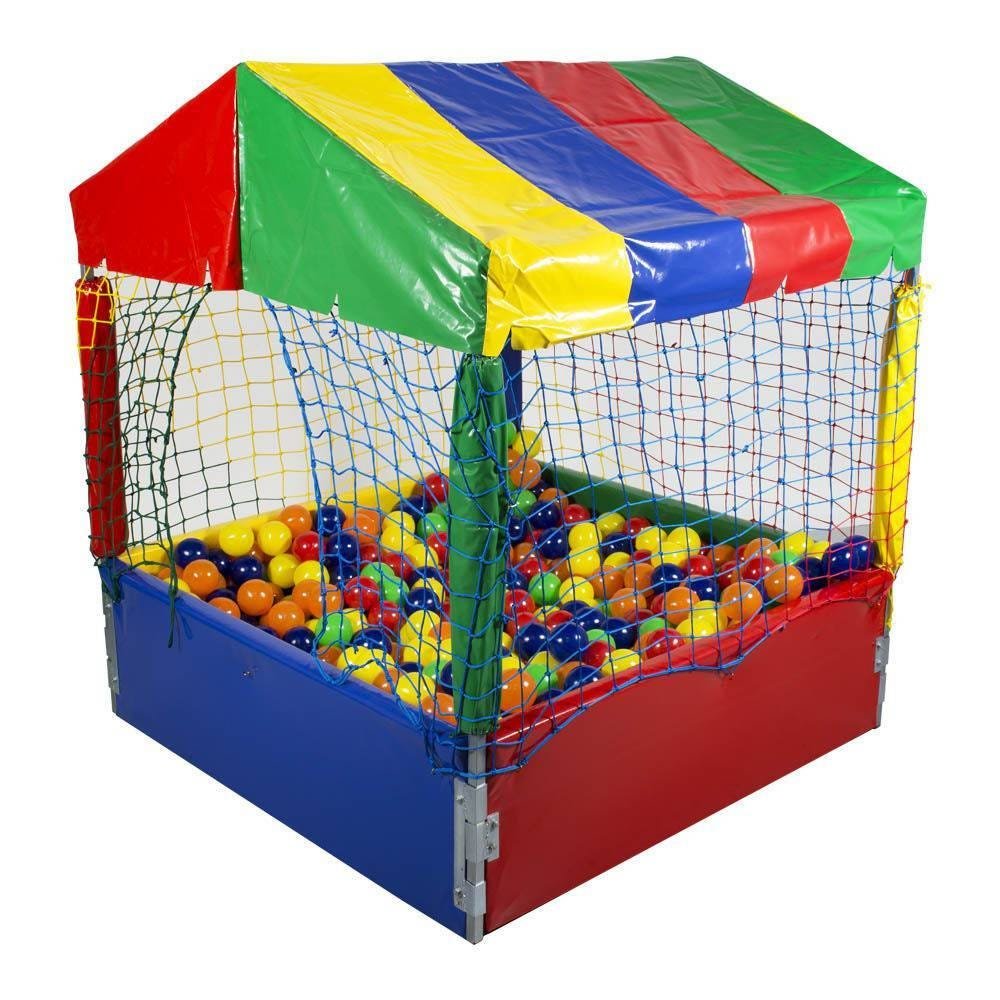 Piscina de Bolinha de 2 m x 2 m com 2.000 Bolas Coloridas