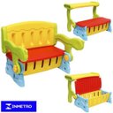 Ver imagem 2 de Mesinha Infantil 3x1 - Mesa, Banquinho e Baú de Brinquedos