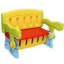 Ver imagem 1 de Mesinha Infantil 3x1 - Mesa, Banquinho e Baú de Brinquedos
