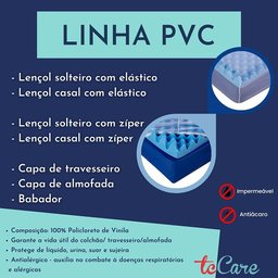 Kit com 4 Capa Pvc Impermeável para Travesseiro - 3