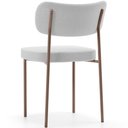 Ver imagem 7 de Kit 04 Cadeiras Decorativa Estofada para Sala de Jantar Melina Base Arena L02 Bouclê Cinza - Lyam de