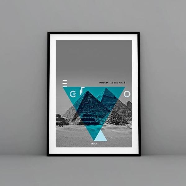 Quadro Pirâmide de Gizé - 2