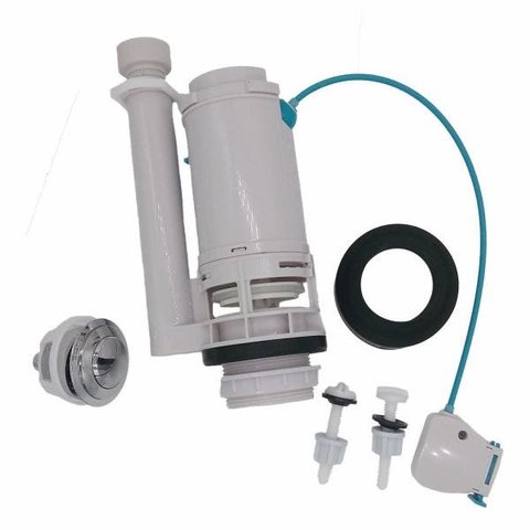 Reparo saída completa duplo acionamento caixa acoplada Deca