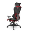 Ver imagem 3 de Cadeira Gamer Plaxmetal Vizon Dz Base Standard Relax System Tela Preta Detalhes Vermelho