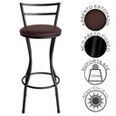 Ver imagem 3 de Conjunto de 3 Banquetas Alta Home de Aço de Carbono