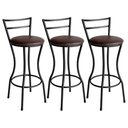 Ver imagem 2 de Conjunto de 3 Banquetas Alta Home de Aço de Carbono